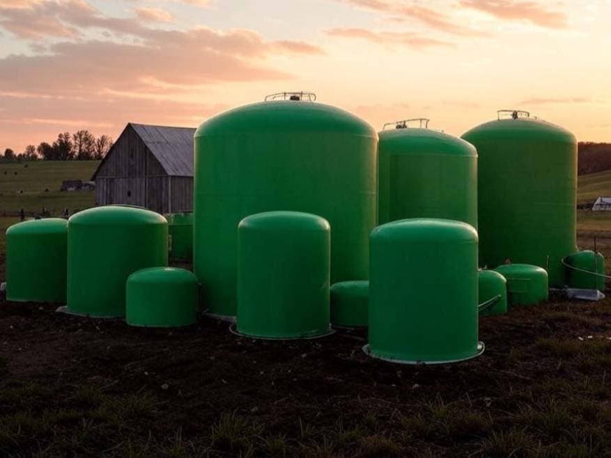 Methane Gas Tanks for farms